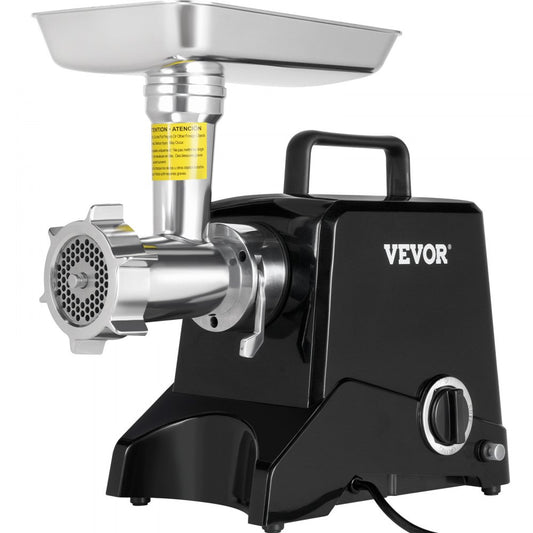 1A-PG612 - 1100W Industrial Meat Grinder, 419 Lb/H, 11 Lb Hopper