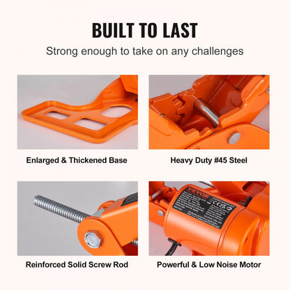 010366914706 - 3 Ton Portable Electric Car Jack with LED Light