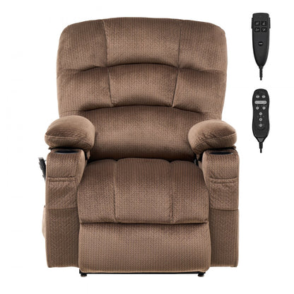 SX-81543 - Dual Motor Power Lift Chair with Massage & Heat, 180° Recline