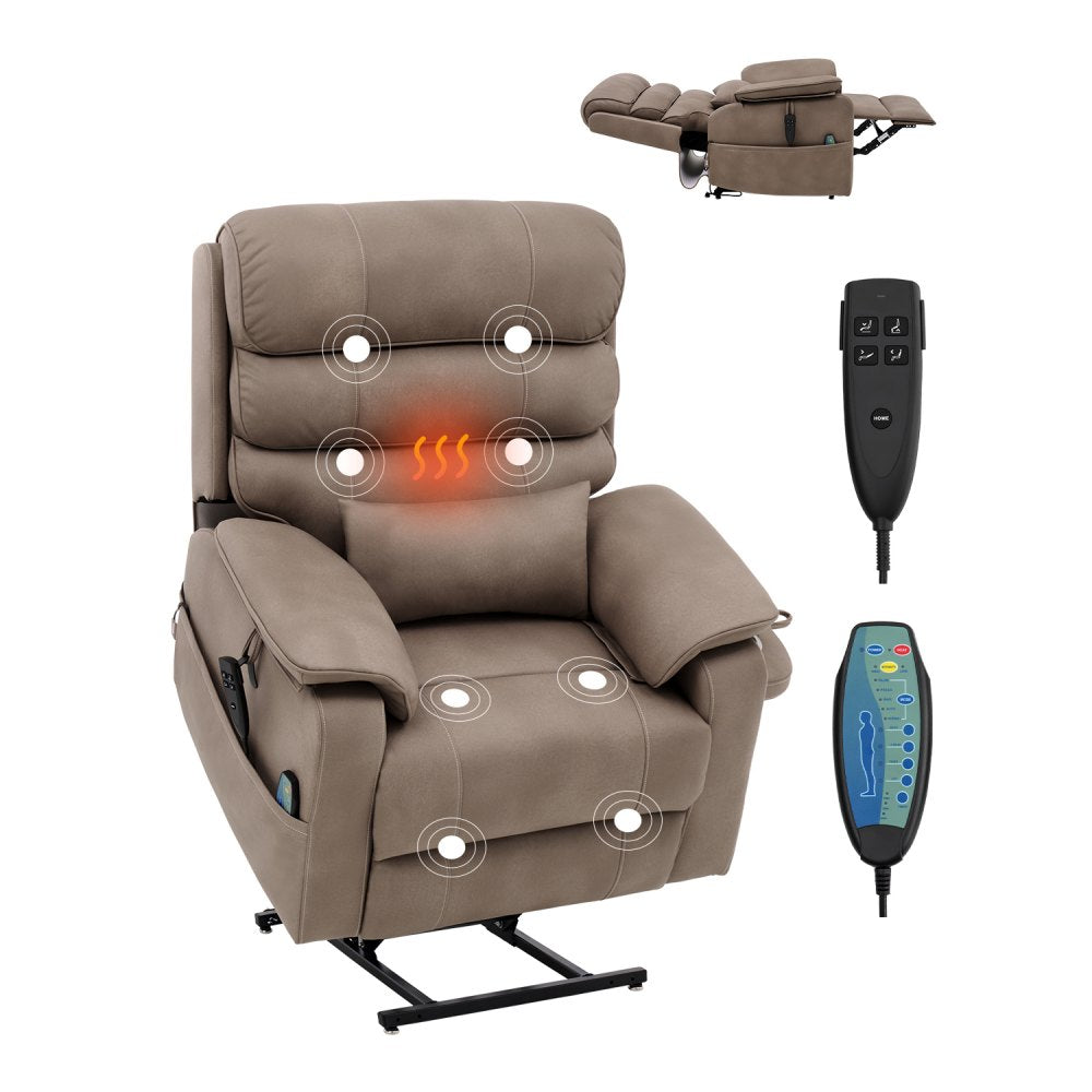 SX-81542 - Dual Motor Recliner Chair with Massage & Heat for Seniors