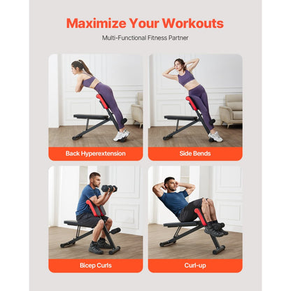 SJ1016 - Multifunctional Roman Chair for Core & Full Body Workout