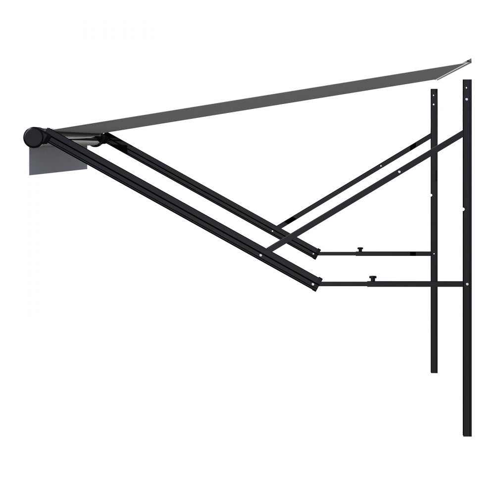 B2E - Durable 20' Electric RV Awning, Waterproof PVC, Easy Setup
