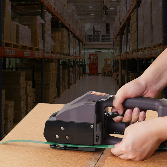 DS-19 - VEVOR Electric Strapping Tool with Dual Batteries, Easy One-Button Operation
