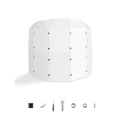 OK-24018 - 5-Ft Acrylic Drum Shield for Clear Sound and Stage Visibility