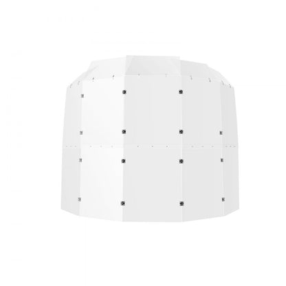 OK-24018 - 5-Ft Acrylic Drum Shield for Clear Sound and Stage Visibility