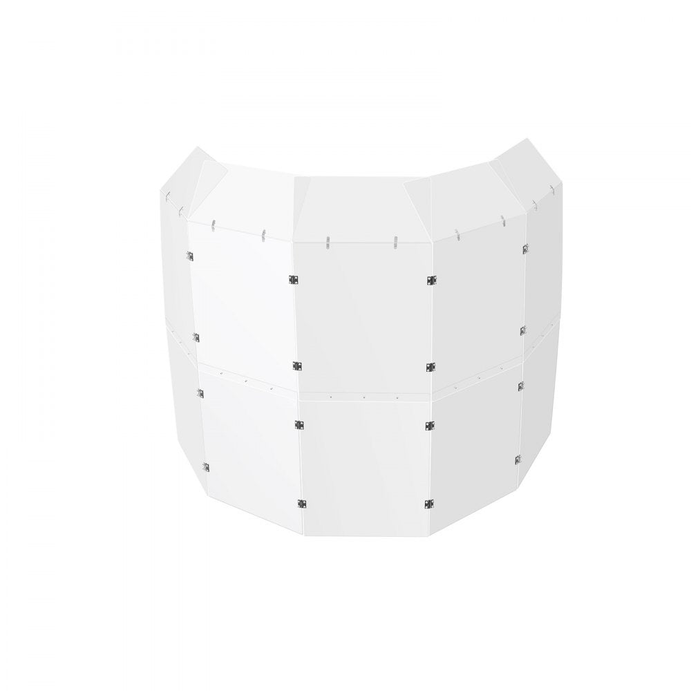OK-24018 - 5-Ft Acrylic Drum Shield for Clear Sound and Stage Visibility