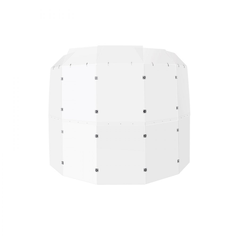 OK-24018 - 5-Ft Acrylic Drum Shield for Clear Sound and Stage Visibility