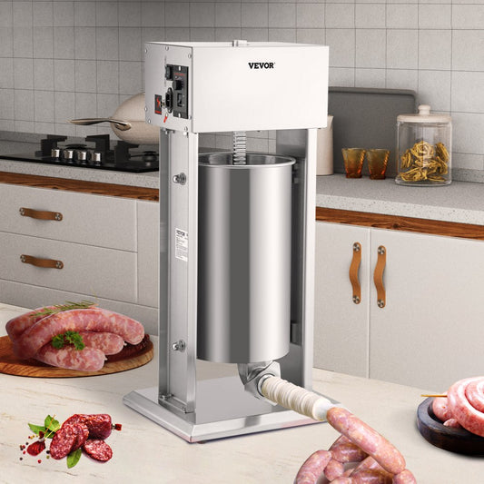XZM-15D - 15L Electric Sausage Stuffer with 260W Motor and Foot Pedal