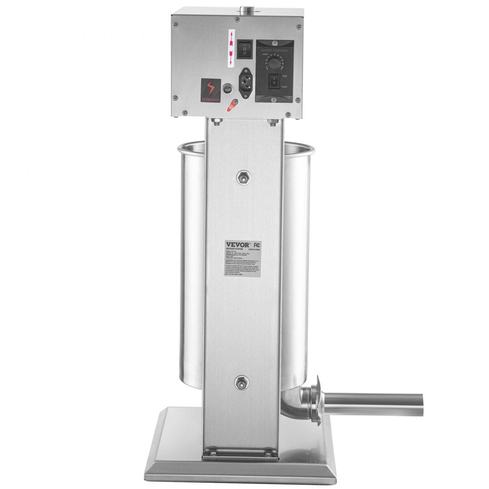 XZM-15D - 15L Electric Sausage Stuffer with 260W Motor and Foot Pedal