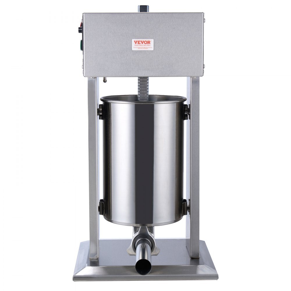 XZO-12D - 25 lbs Vertical Electric Stainless Steel Sausage Stuffer