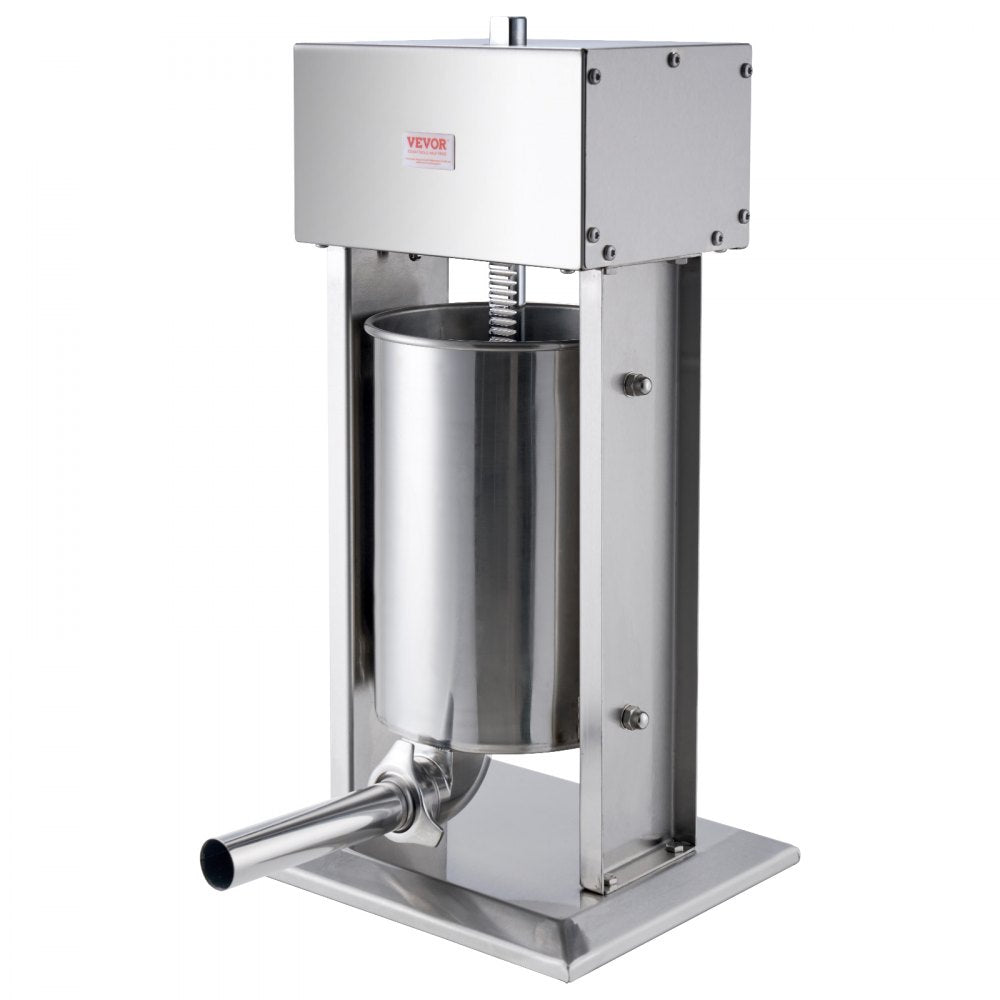 XZO-12D - 25 lbs Vertical Electric Stainless Steel Sausage Stuffer
