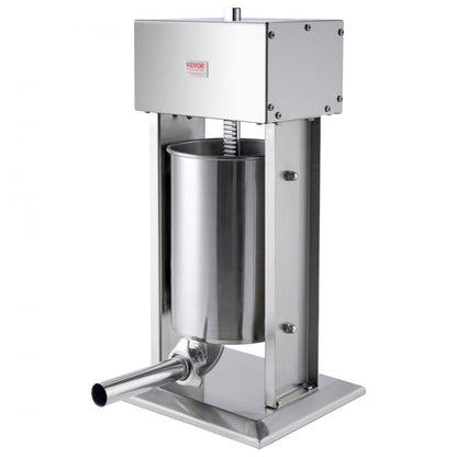 XZO-12D - 25 lbs Vertical Electric Stainless Steel Sausage Stuffer