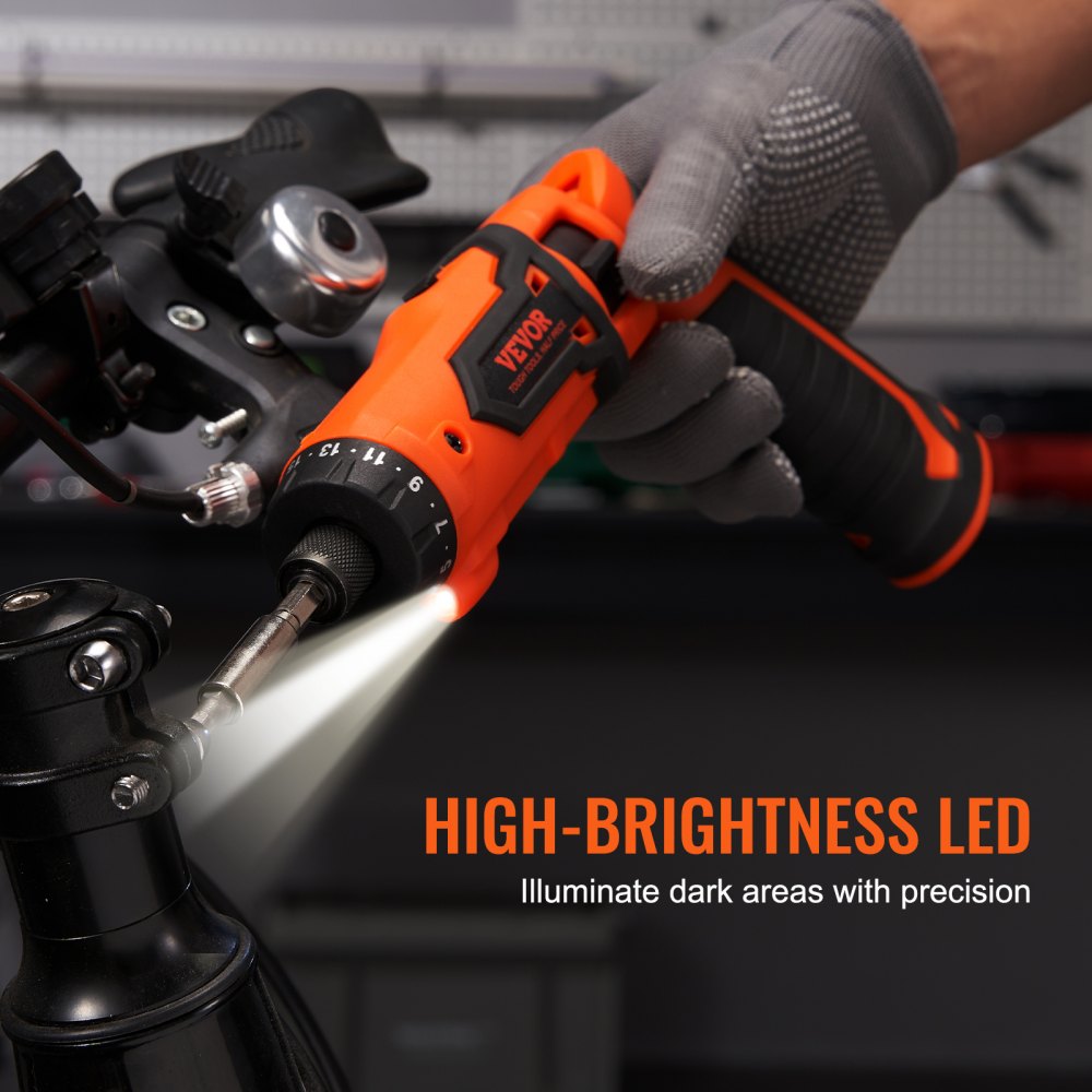 KWSD03-36USB - 4V Cordless Screwdriver with 20+1 Torque Settings & LED Light