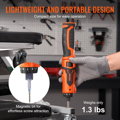KWSD03-36USB - 4V Cordless Screwdriver with 20+1 Torque Settings & LED Light