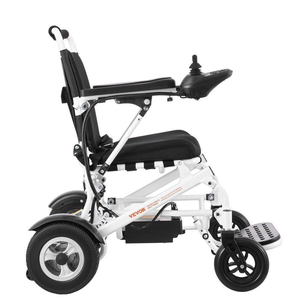 JRWD6010 - Folding Electric Wheelchair, 300 lbs Capacity with Adjustable Armrests