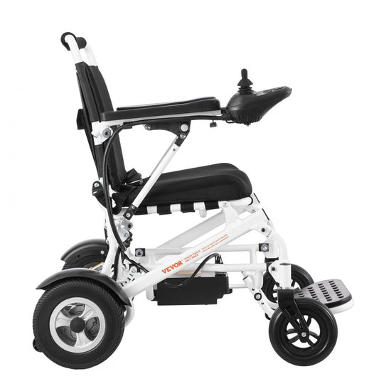 JRWD6010 - Folding Electric Wheelchair, 300 lbs Capacity with Adjustable Armrests
