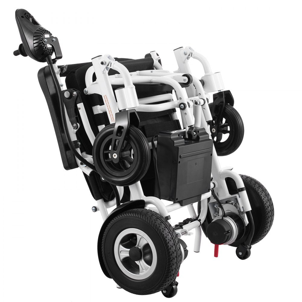 JRWD6010 - Folding Electric Wheelchair, 300 lbs Capacity with Adjustable Armrests