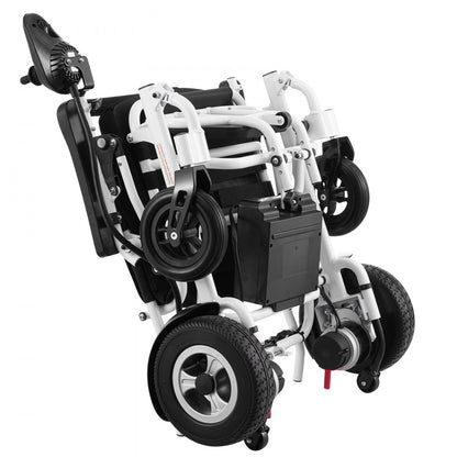 JRWD6010 - Folding Electric Wheelchair, 300 lbs Capacity with Adjustable Armrests