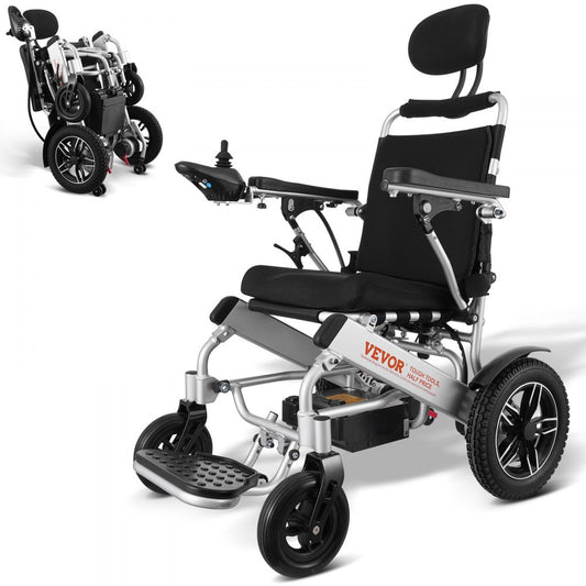 JRWD6012 - VEVOR 17.7" Electric Wheelchair, 300 lbs Capacity, Foldable Design
