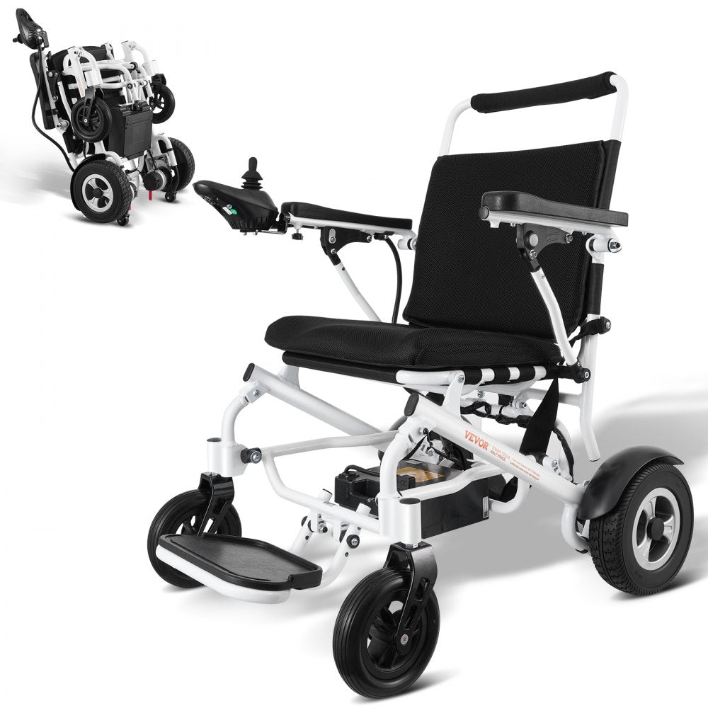 JRWD6010 - Portable 300 lbs VEVOR Electric Wheelchair with 12.5 Miles Range