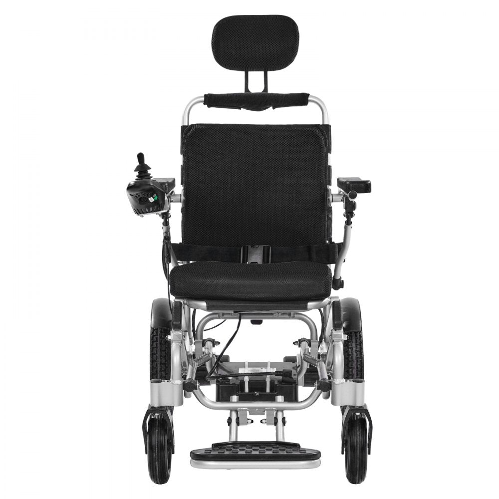 JRWD6012 - Foldable Electric Wheelchair with Shock-Absorbing Tires, 300lbs Capacity