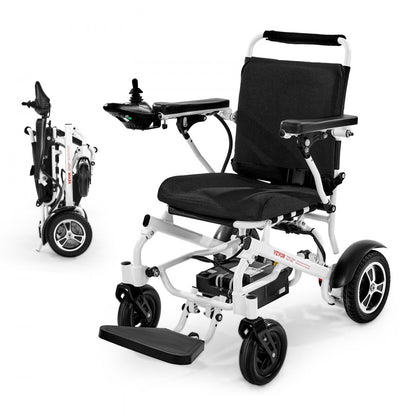 JRWD6010 - Foldable Electric Wheelchair for Easy Travel, 300lbs Capacity