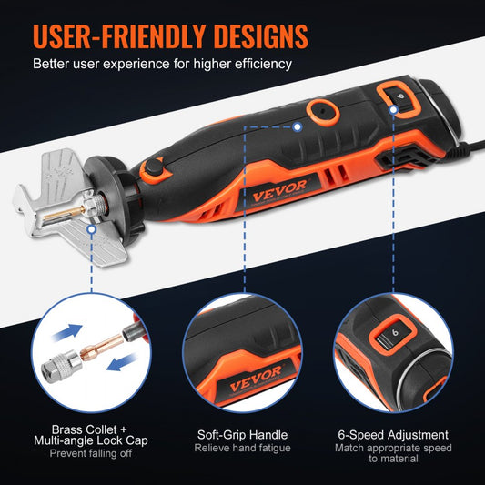 DM-130E - High-Speed Portable Chainsaw Sharpener with Adjustable Angle Attachment