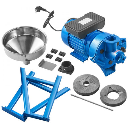 MFS-140 - 1500W Stainless Steel Electric Grain Mill with Funnel Design