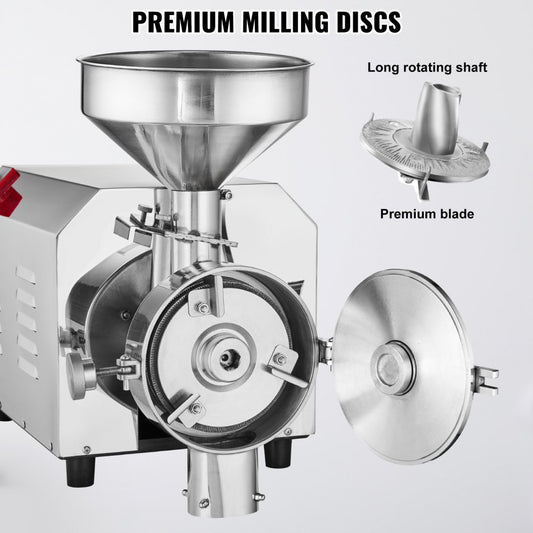 2200 - 50 kg/h Commercial Grinder with 2.2 KW Motor
