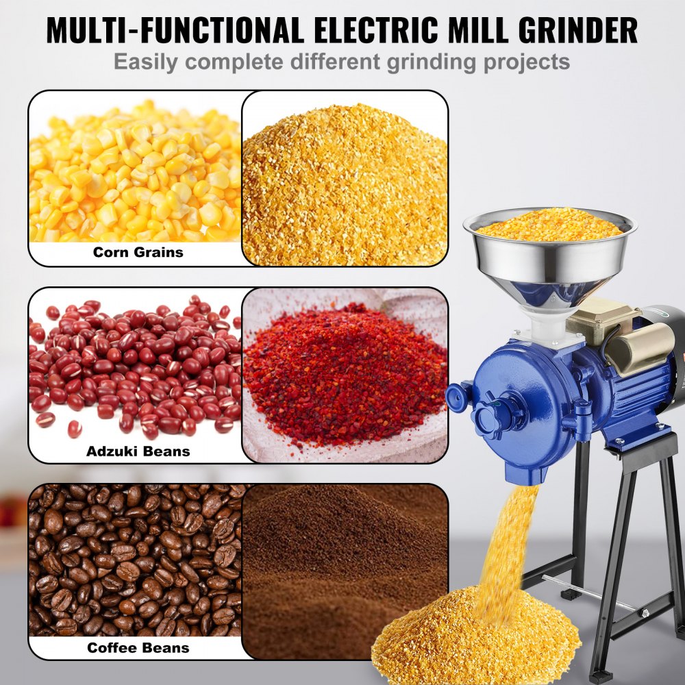 GM-001 - 3000W Electric Grain Mill for Fine Flour Grinding
