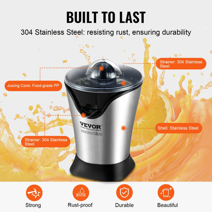 YC-301S - Efficient Electric Juicer for Oranges and Lemons with Powerful Motor