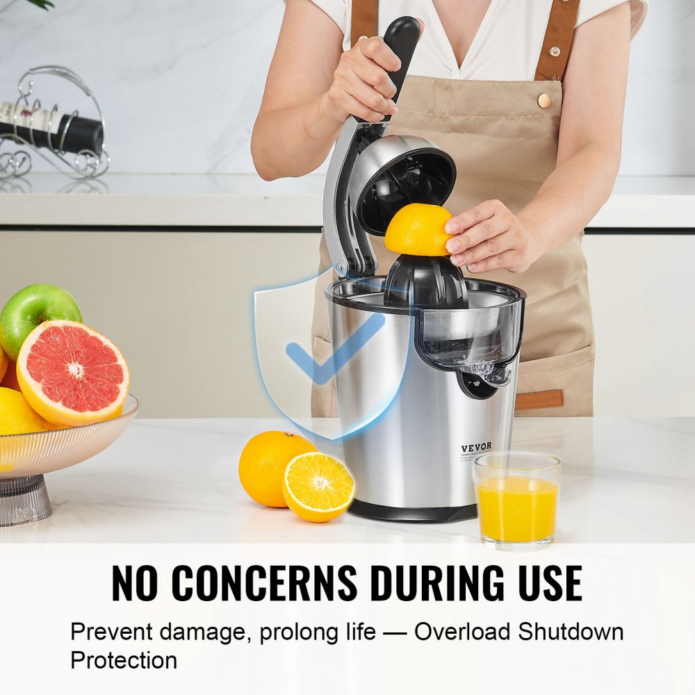 CJ-187 - 300W VEVOR Citrus Juicer with Dual Size Cones