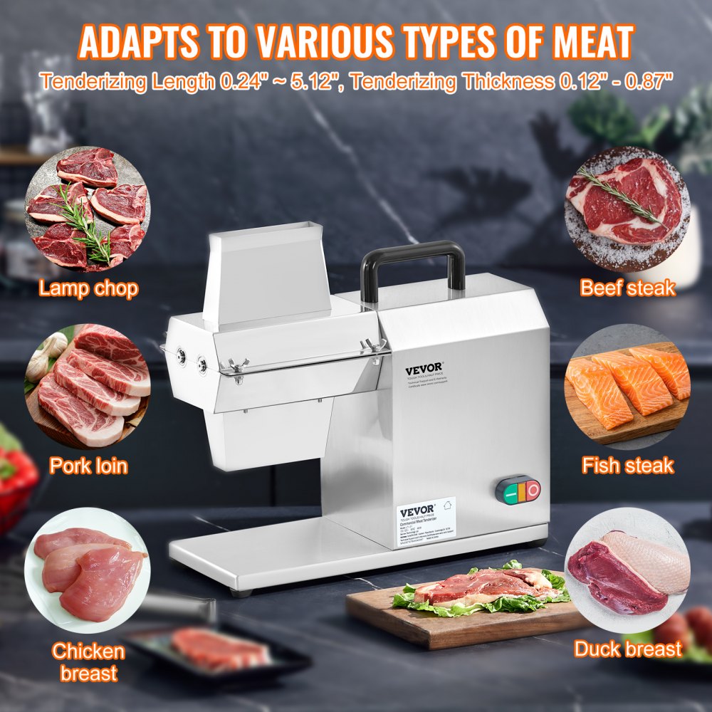 LT-01 - Heavy Duty 450W Meat Tenderizer for Fast Processing