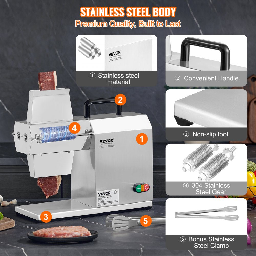 LT-01 - Heavy Duty 450W Meat Tenderizer for Fast Processing