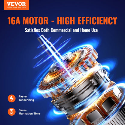 TK-12MT - Heavy-Duty 304 Stainless Steel Meat Tenderizer for Professional Kitchens