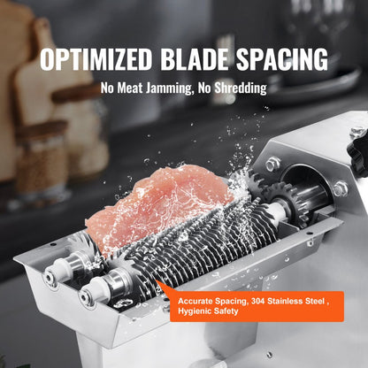 TK-12MT - Heavy-Duty 304 Stainless Steel Meat Tenderizer for Professional Kitchens