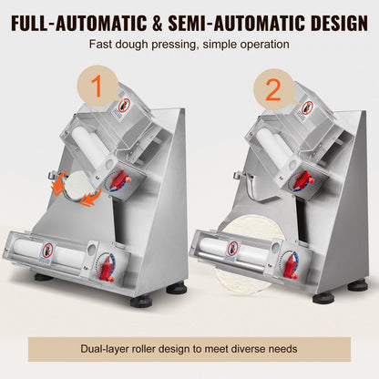 APD30 - Commercial Dough Roller with Adjustable Thickness, Easy Setup