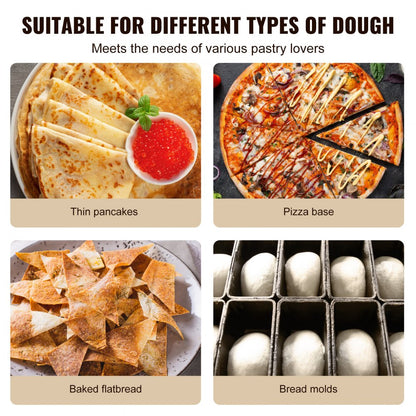 APD30 - Commercial Dough Roller with Adjustable Thickness, Easy Setup