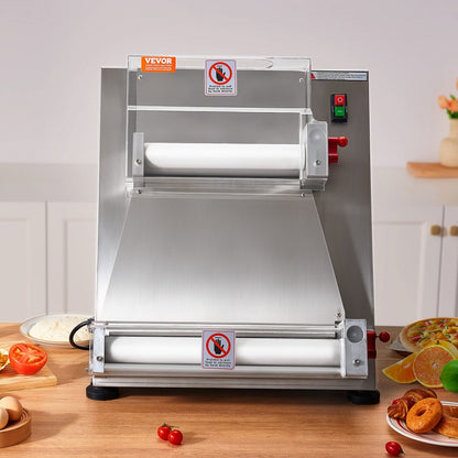 APD40 - Stainless Steel Pizza Dough Roller with Adjustable Thickness Control