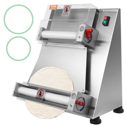 APD40 - Stainless Steel Pizza Dough Roller with Adjustable Thickness Control