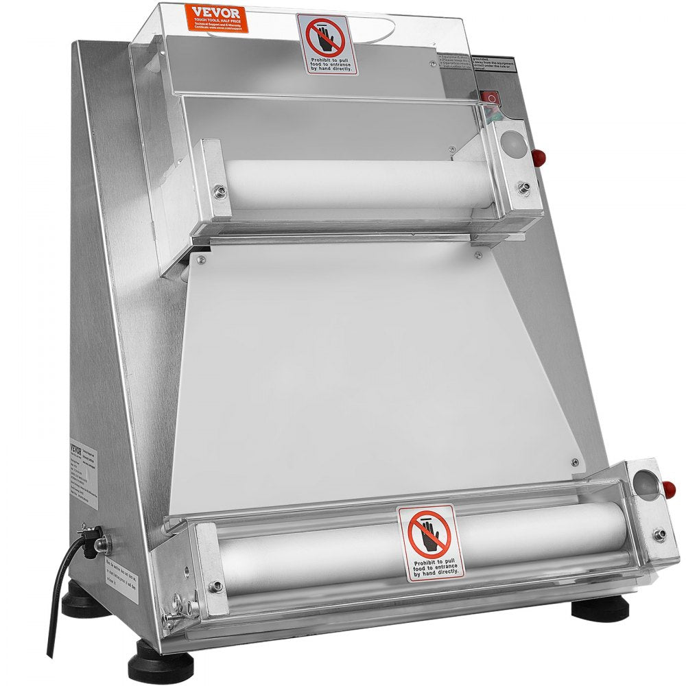 APD40 - Stainless Steel Pizza Dough Roller with Adjustable Thickness Control