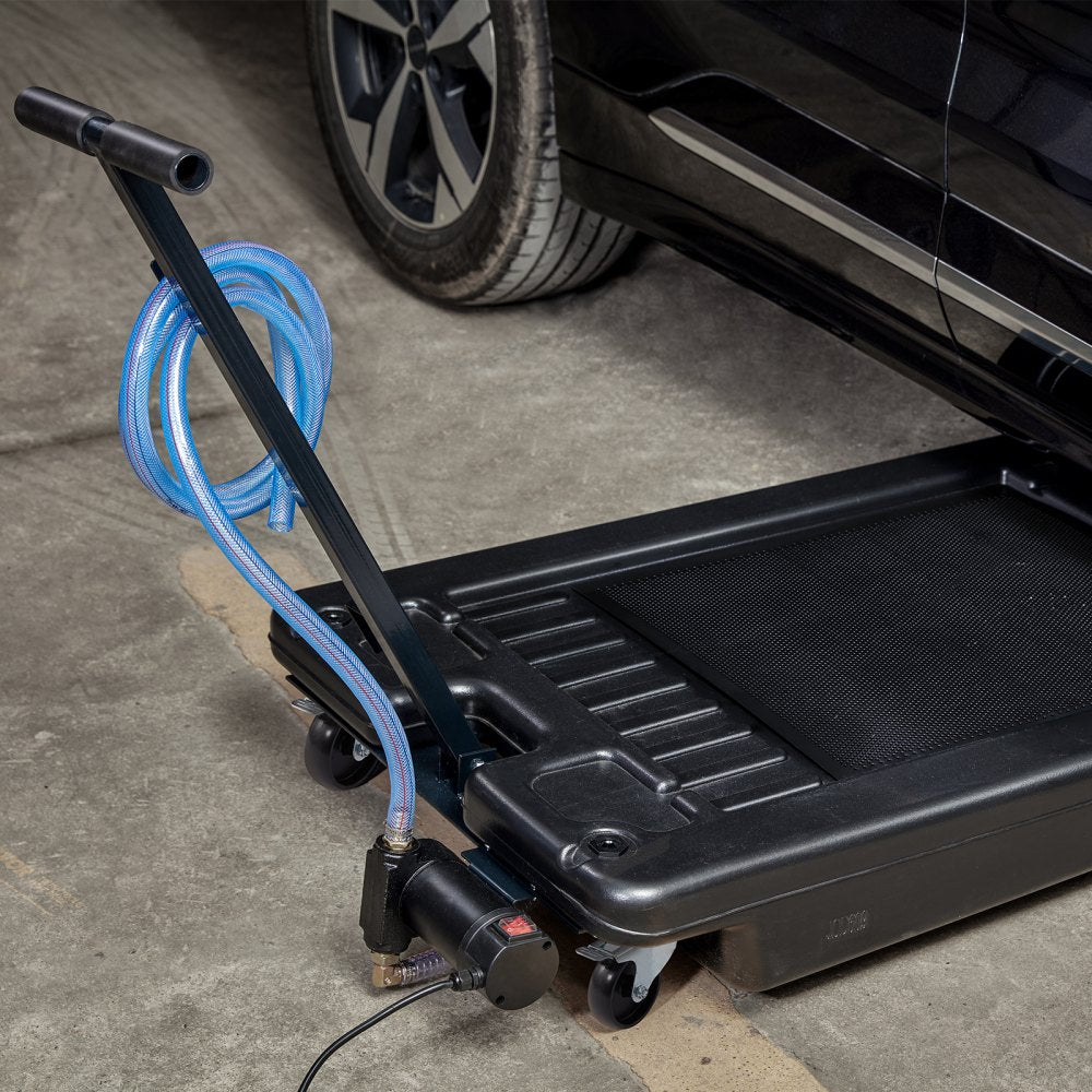 010990773652 - 17 Gallon Low Profile Oil Drain Pan with Wheels