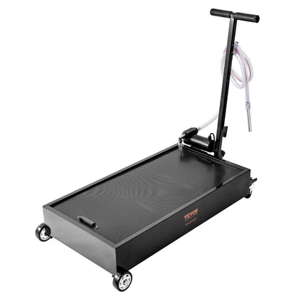 010499295400 - VEVOR Low Profile 20-Gallon Oil Drain Pan with Electric Pump