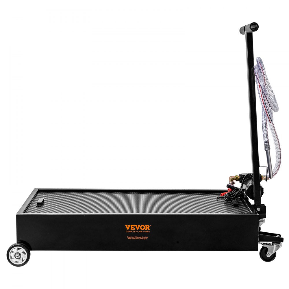 010499295400 - VEVOR Low Profile 20-Gallon Oil Drain Pan with Electric Pump