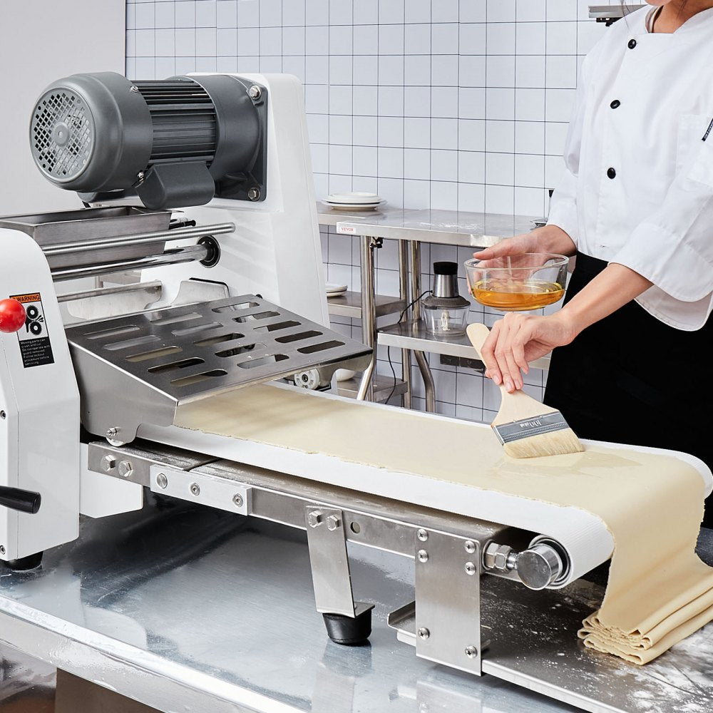 SPL380 - 15.7" VEVOR Electric Dough Sheeter with Adjustable Thickness and Folding Design