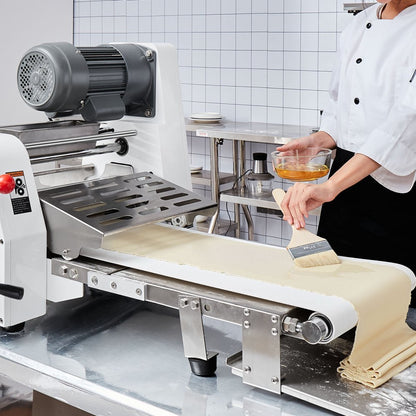 SPL380 - 15.7" VEVOR Electric Dough Sheeter with Adjustable Thickness and Folding Design