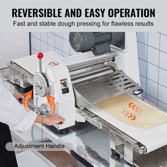 SPL520 - Electric Dough Sheeter, 1.4" Thickness for Perfect Pastries
