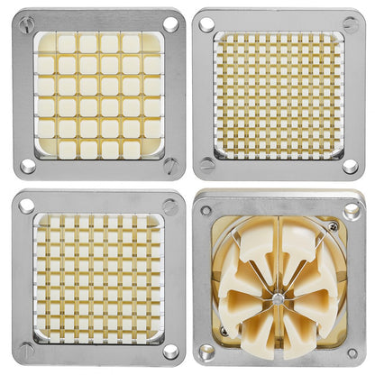 010734258215 - Electric Potato Cutter with 4 Blades, Safe & Easy Operation