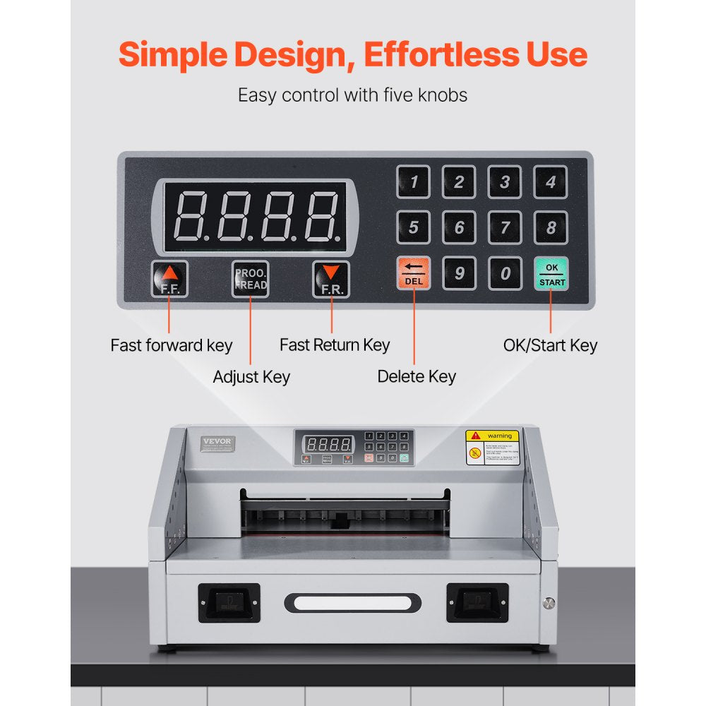 E330S - Powerful Electric Paper Cutter, 11.8" Wide, Cuts 38mm Thick