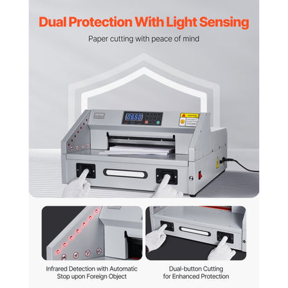 E330S - Powerful Electric Paper Cutter, 11.8" Wide, Cuts 38mm Thick